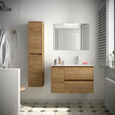 Mueble de baño NOJA 850 2 cajones y 1 puerta izquierda - Lavabo - BañoClick
